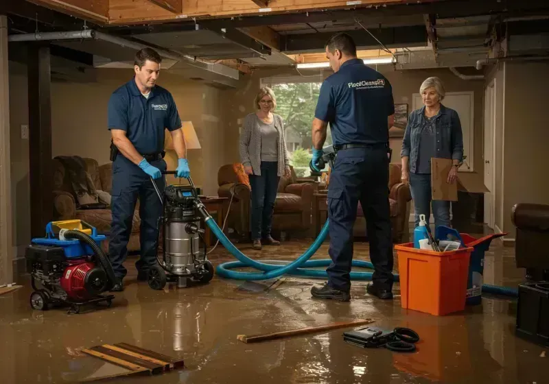 Basement Water Extraction and Removal Techniques process in Angier, NC